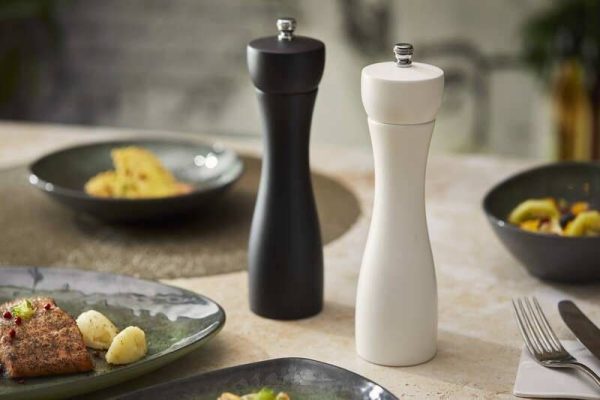 MACINA SALE & PEPE IN LEGNO COLORE NERO 20 cm crt 24 pz