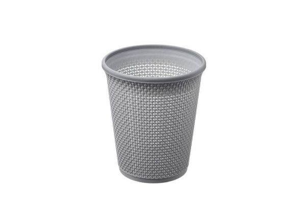 CESTINO PORTARIFIUTI GRIGIO IN PP Ø 23X26H cm crt 24 pz