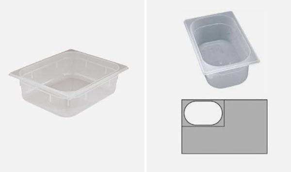 BACINELLA GN 1/4 GASTRONORM PP H.15