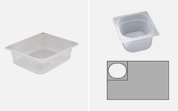 BACINELLA GN 1/6 GASTRONORM PP H.20