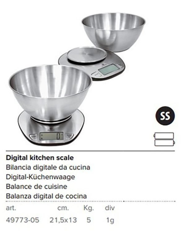 BILANCIA DIGITALE KG5